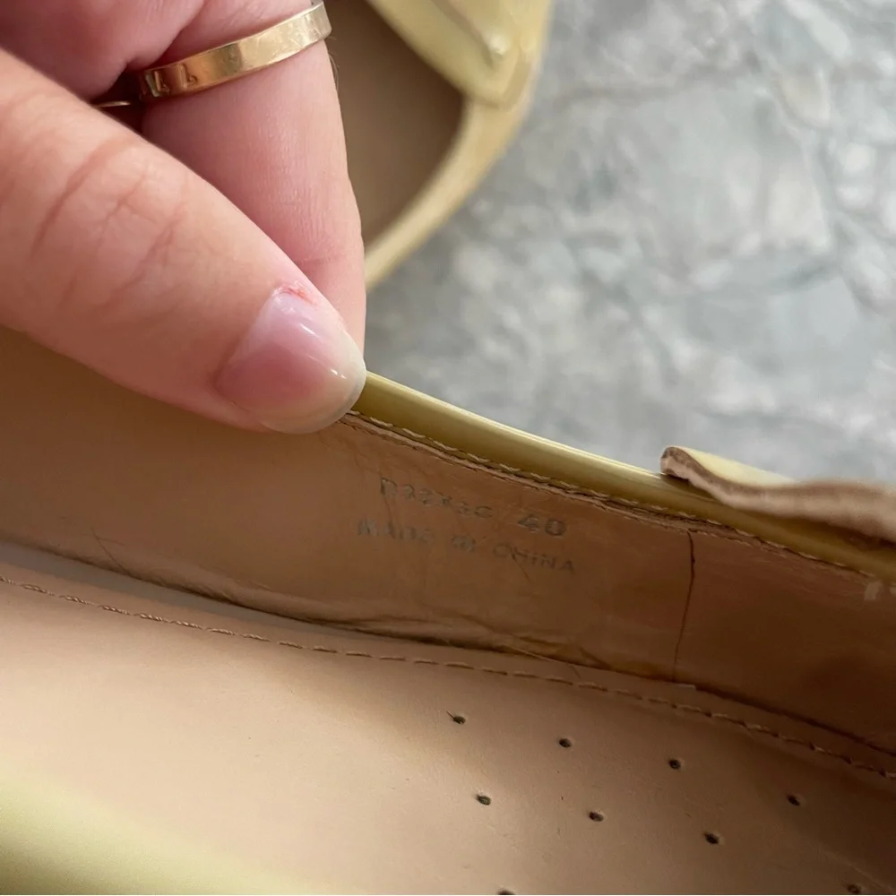 Geox Respira tan pointed flats - Picture 6 of 6